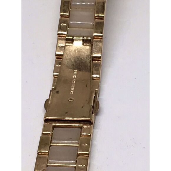 Authentic Fossil Watch Bracelet Parts Links Case Band 18mm Rose Gold/Pink A651 - Picture 7 of 10